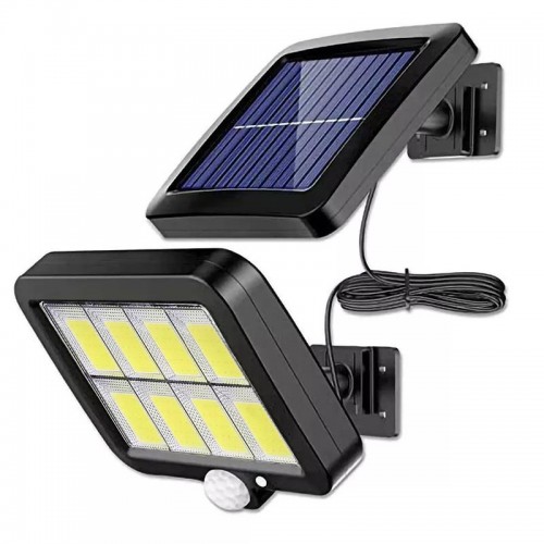 160 COB Solar LED Hareket Sensörlü Kumandalı Su Geçirmez 3 Modlu