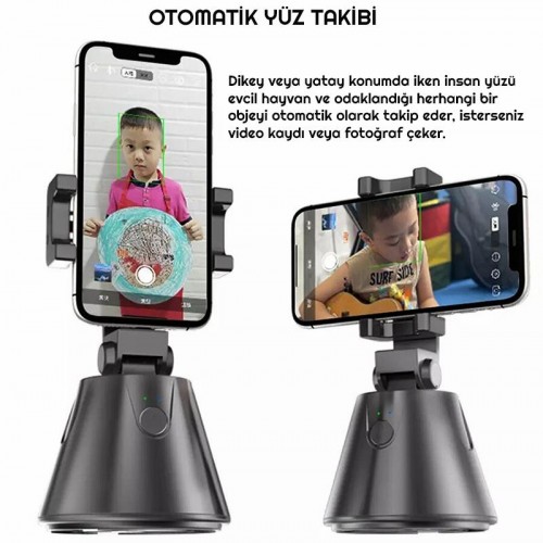 Apai Genie Akıllı Cep Telefon Tutacağı Robot Yüz Tanıma Gimbal Apai Genie Akıllı Cep Telefon Tutacağı Robot Yüz Tanıma Gimbal