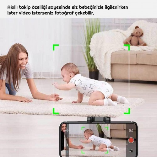 Apai Genie Akıllı Cep Telefon Tutacağı Robot Yüz Tanıma Gimbal Apai Genie Akıllı Cep Telefon Tutacağı Robot Yüz Tanıma Gimbal