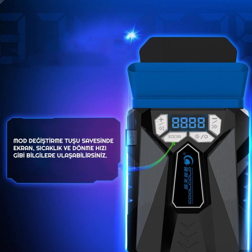 CoolCold K29 Vakumlu Usb Harici Taşınabilir Gaming Notebook Fanı CoolCold K29 Vakumlu Usb Harici Taşınabilir Gaming Notebook Fanı