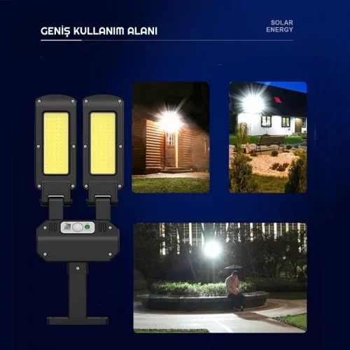 Exeo 200 COB Solar LED Hareket Sensörlü Kumandalı Su Geçirmez 3 Mod Exeo 200 COB Solar LED Hareket Sensörlü Kumandalı Su Geçirmez 3 Mod