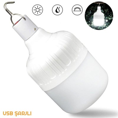Exeo 3 Modlu Usb Şarjlı Asılabilir Led Lamba Beyaz Exeo 3 Modlu Usb Şarjlı Asılabilir Led Lamba Beyaz