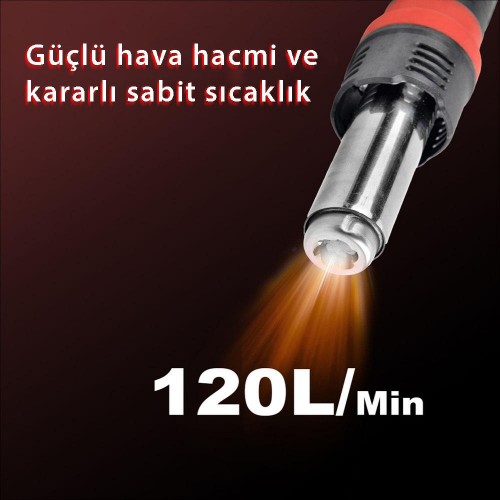 Exeo 8208 Isı Ayarlı Sıcak Hava Üfleme İstasyonu Kalem Tip BGA