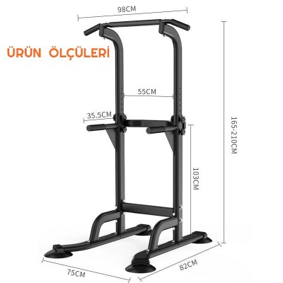 Exeo Antreman Güç Kulesi Şınav Barfiks Mekik Egzersiz İstasyonu Exeo Antreman Güç Kulesi Şınav Barfiks Mekik Egzersiz İstasyonu