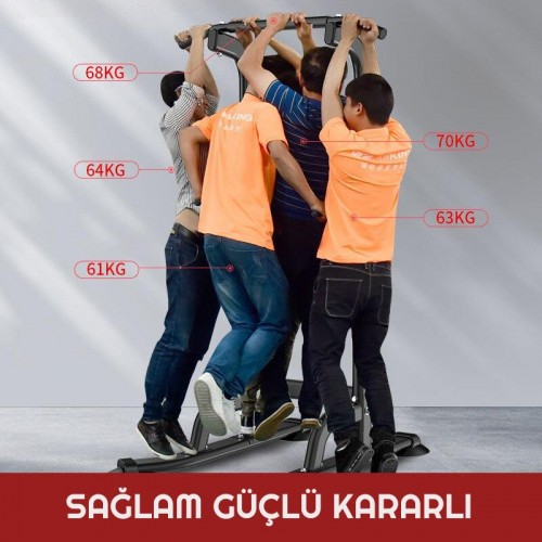 Exeo Antreman Güç Kulesi Şınav Barfiks Mekik Egzersiz İstasyonu Exeo Antreman Güç Kulesi Şınav Barfiks Mekik Egzersiz İstasyonu