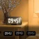 Exeo Bluetooth Kablosuz Hoparlör Radyo Masa Saat Alarm LED Exeo Bluetooth Kablosuz Hoparlör Radyo Masa Saat Alarm LED