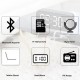 Exeo Bluetooth Kablosuz Hoparlör Radyo Masa Saat Alarm LED