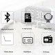 Exeo Bluetooth Kablosuz Hoparlör Radyo Masa Saat Alarm LED Exeo Bluetooth Kablosuz Hoparlör Radyo Masa Saat Alarm LED
