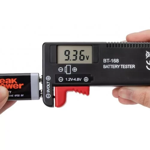 Exeo BT-168D Dijital Pil Test Aleti Kapasite Ölçer Exeo BT-168D Dijital Pil Test Aleti Kapasite Ölçer