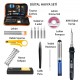 Exeo Dijital Isı Ayarlı Havya Set Lehim Makinesi Seti 80W Taşıma Çantalı Exeo Dijital Isı Ayarlı Havya Set Lehim Makinesi Seti 80W Taşıma Çantalı