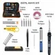 Exeo Dijital Isı Ayarlı Havya Set Lehim Makinesi Seti 80W Taşıma Çantalı Exeo Dijital Isı Ayarlı Havya Set Lehim Makinesi Seti 80W Taşıma Çantalı