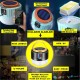 Exeo Güneş Enerjili Solar LED Su Geçirmez USB Şarjlı Kamp Feneri Exeo Güneş Enerjili Solar LED Su Geçirmez USB Şarjlı Kamp Feneri