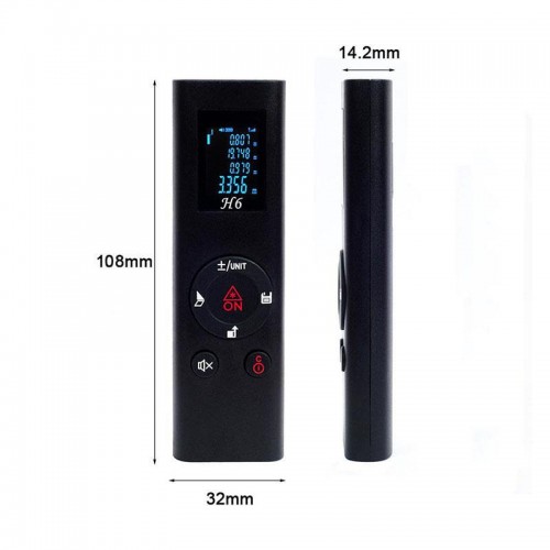 Exeo H6 Lazer Dijital Mesafe Ölçer Lazer Metre Ölçüm Cihazı Exeo H6 Lazer Dijital Mesafe Ölçer Lazer Metre Ölçüm Cihazı