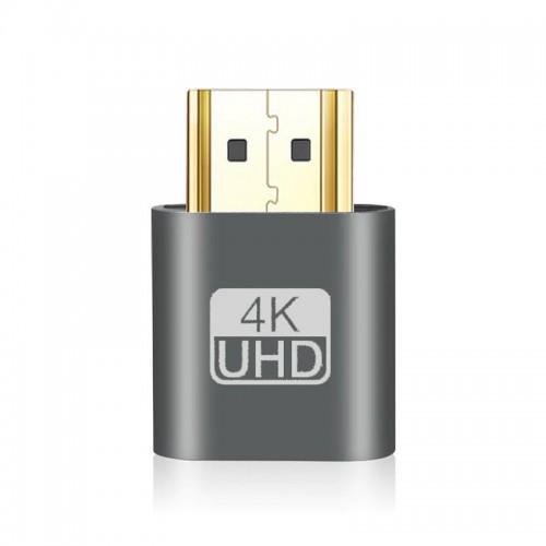 Exeo HDMI Uyumlu Sanal Ekran 4K DDC EDID Emulatör Adaptörü