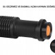 Exeo Led Bisiklet Ön Işığı 3 Modlu Far Işık Su Geçirmez Mini