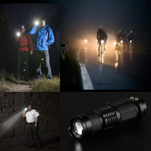 Exeo Led Bisiklet Ön Işığı 3 Modlu Far Işık Su Geçirmez Mini