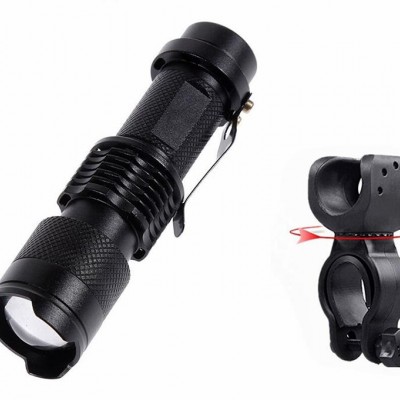 Exeo Led Bisiklet Ön Işığı 3 Modlu Far Işık Su Geçirmez Mini