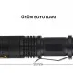 Exeo Led Bisiklet Ön Işığı 3 Modlu Far Işık Su Geçirmez Mini