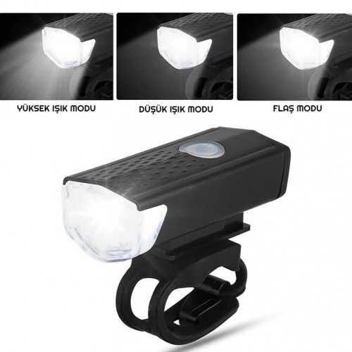 Exeo Led Bisiklet Ön ve Arka İkaz Işığı Far 3 Modlu Su Geçirmez Exeo Led Bisiklet Ön ve Arka İkaz Işığı Far 3 Modlu Su Geçirmez