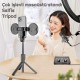 Exeo LED Halka Işık Kumandalı Universal Selfie Çubuğu Tripod Exeo LED Halka Işık Kumandalı Universal Selfie Çubuğu Tripod