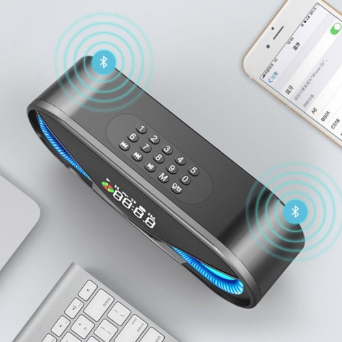 Exeo M6 Bluetooth Taşınabilir Kablosuz Hoparlör MP3 Çalar Saat Exeo M6 Bluetooth Taşınabilir Kablosuz Hoparlör MP3 Çalar Saat