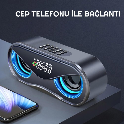 Exeo M6 Bluetooth Taşınabilir Kablosuz Hoparlör MP3 Çalar Saat Exeo M6 Bluetooth Taşınabilir Kablosuz Hoparlör MP3 Çalar Saat