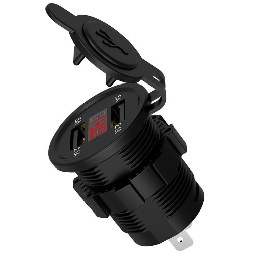 Exeo Motosiklet Otomobil Kamyon Tekne USB Şarj Soketi Exeo Motosiklet Otomobil Kamyon Tekne USB Şarj Soketi