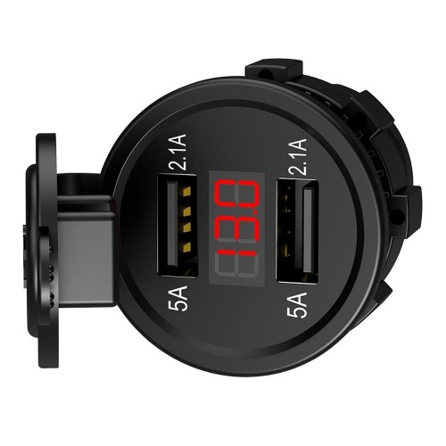 Exeo Motosiklet Otomobil Kamyon Tekne USB Şarj Soketi Exeo Motosiklet Otomobil Kamyon Tekne USB Şarj Soketi