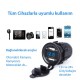 Exeo Motosiklet Otomobil Kamyon Tekne USB Şarj Soketi Exeo Motosiklet Otomobil Kamyon Tekne USB Şarj Soketi
