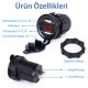 Exeo Motosiklet Otomobil Kamyon Tekne USB Şarj Soketi Exeo Motosiklet Otomobil Kamyon Tekne USB Şarj Soketi