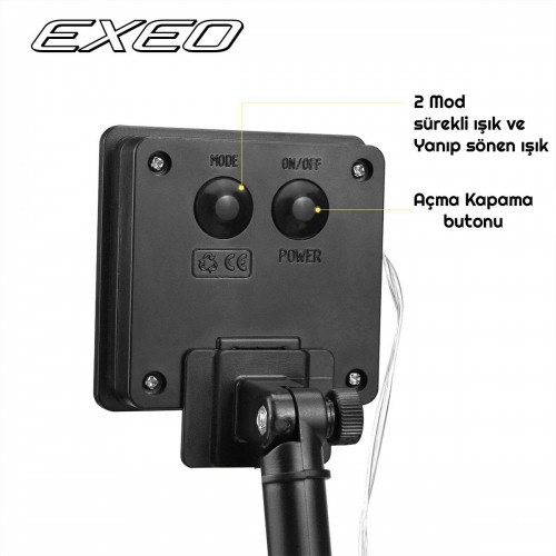Exeo Peri Tel Led Işık Animasyonlu Süsleme Solar Led Exeo Peri Tel Led Işık Animasyonlu Süsleme Solar Led