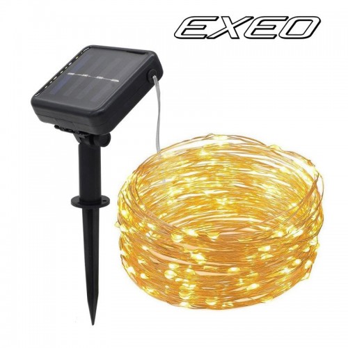 Exeo Peri Tel Led Işık Animasyonlu Süsleme Solar Led