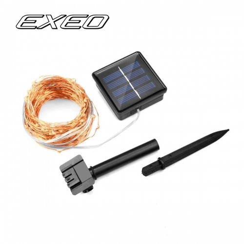 Exeo Peri Tel Led Işık Animasyonlu Süsleme Solar Led