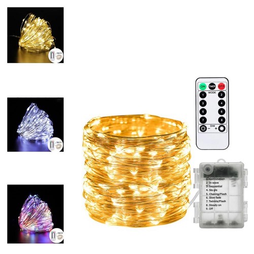 Exeo Peri Tel Led Işık Kumandalı Animasyonlu Pilli Led Exeo Peri Tel Led Işık Kumandalı Animasyonlu Pilli Led