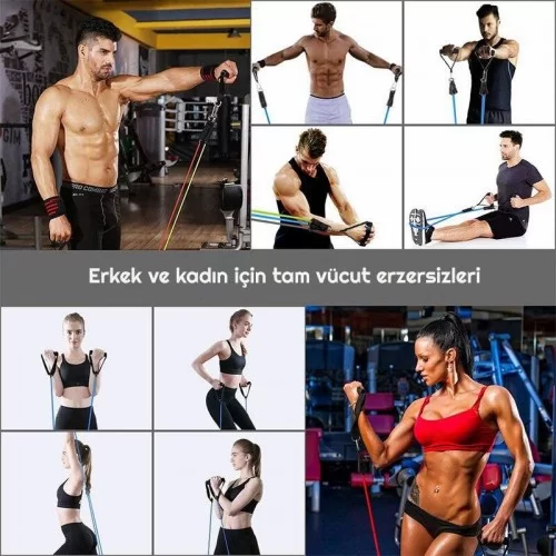 Exeo Pilates Fitness Kondisyon Kardiyo Egzersiz Direnç Lastiği