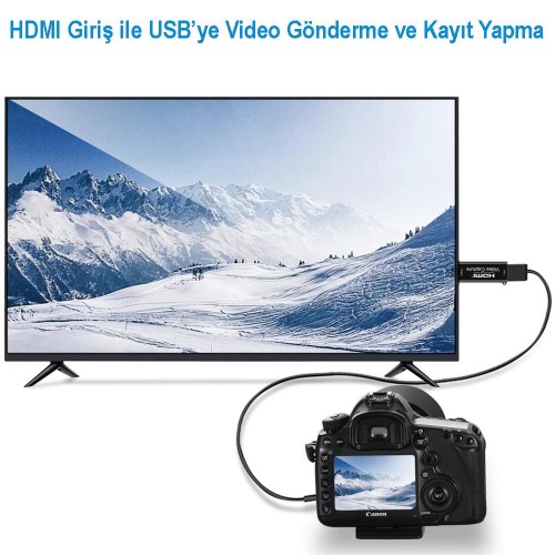 Exeo Playstation Xbox Gamer HDMI USB Video Capture Kartı