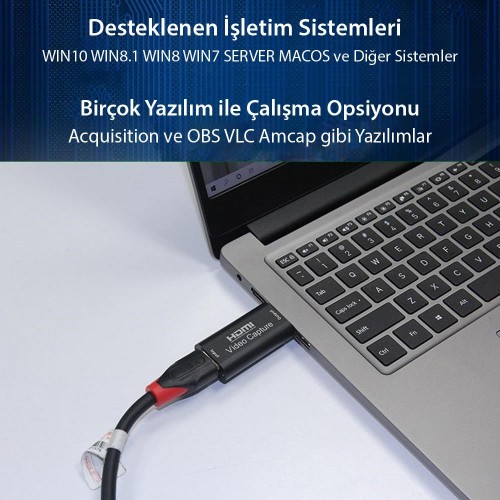 Exeo Playstation Xbox Gamer HDMI USB Video Capture Kartı Exeo Playstation Xbox Gamer HDMI USB Video Capture Kartı