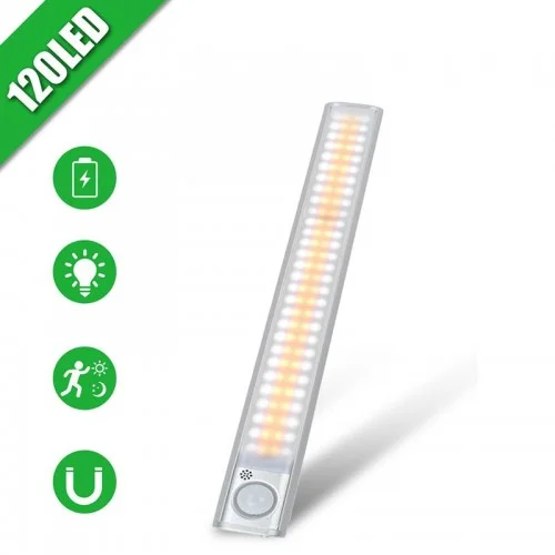Exeo Şarjlı 120 Led Dolap Işığı Mutfak Tezgah Altı Sensörlü Işık Exeo Şarjlı 120 Led Dolap Işığı Mutfak Tezgah Altı Sensörlü Işık