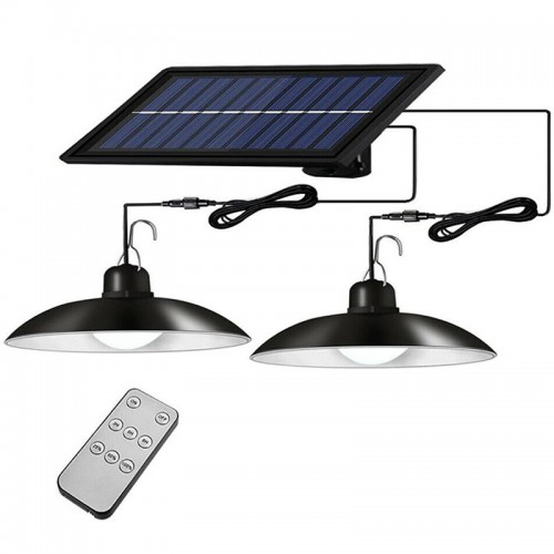 Exeo Solar 2 LED Bahçe Aydınlatma Güneş Enerjili Kumandalı LED Sarı Işık