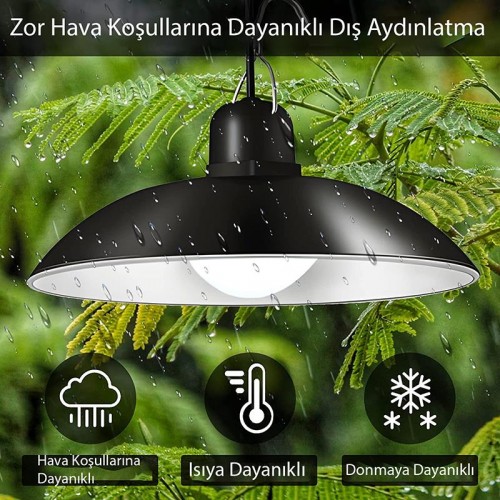 Exeo Solar 2 LED Bahçe Aydınlatma Güneş Enerjili Uzaktan Kumandalı LED Işık