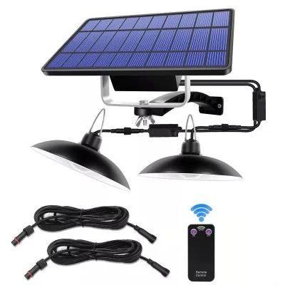 Exeo Solar LED Aydınlatma Güneş Enerjili 2 li Lamba Beyaz Işık
