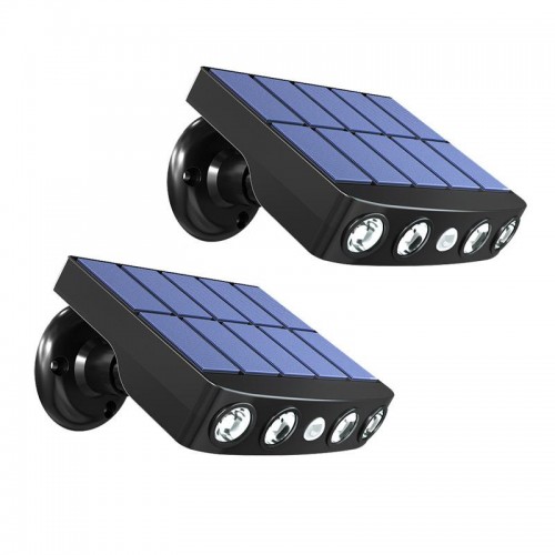 Exeo Solar LED Güneş Enerjili Bahçe Duvar Lambası 2Li Paket
