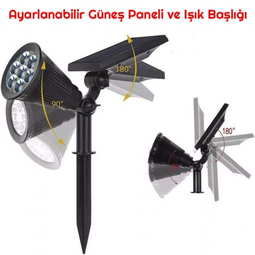 Exeo Solar RGB LED Bahçe Aydınlatma Güneş Enerjili Lamba Exeo Solar RGB LED Bahçe Aydınlatma Güneş Enerjili Lamba