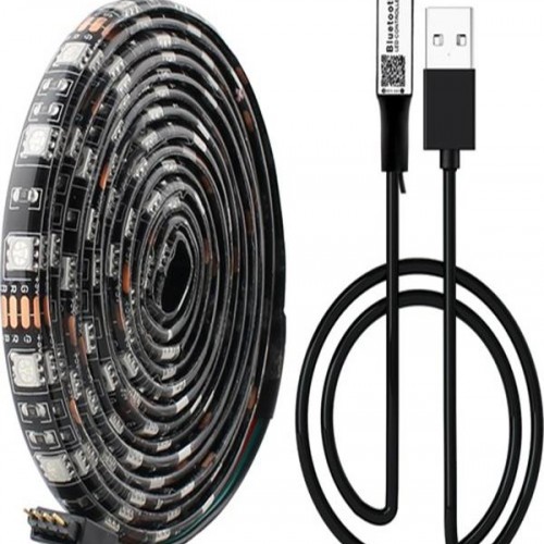 Exeo Tv Arkası Bluetooth RGB USB Şerit Led Slikonlu 3 Mt Exeo Tv Arkası Bluetooth RGB USB Şerit Led Slikonlu 3 Mt