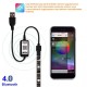 Exeo Tv Arkası Bluetooth RGB USB Şerit Led Slikonlu 3 Mt Exeo Tv Arkası Bluetooth RGB USB Şerit Led Slikonlu 3 Mt
