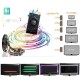 Exeo Tv Arkası Bluetooth RGB USB Şerit Led Slikonlu 3 Mt Exeo Tv Arkası Bluetooth RGB USB Şerit Led Slikonlu 3 Mt