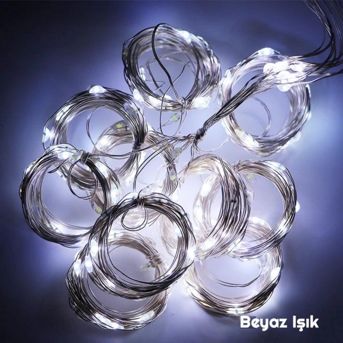 Exeo USB Perde Peri Led Kumandalı Dekoratif Su Geçirmez Beyaz Exeo USB Perde Peri Led Kumandalı Dekoratif Su Geçirmez Beyaz