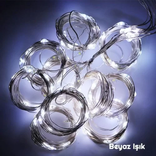 Exeo USB Perde Peri Led Kumandalı Dekoratif Su Geçirmez Beyaz Exeo USB Perde Peri Led Kumandalı Dekoratif Su Geçirmez Beyaz