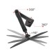 Exeo V8 17"-30" Amortisörlü Monitör Masa Tutucu Kol Stand Exeo V8 17"-30" Amortisörlü Monitör Masa Tutucu Kol Stand