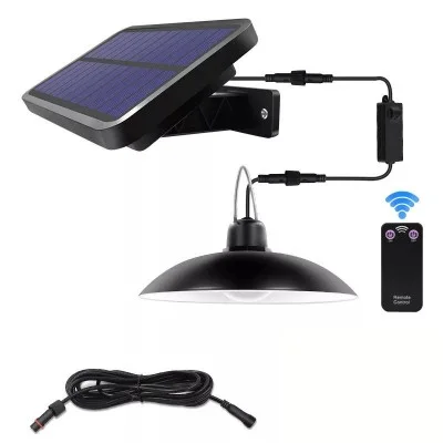 Güneş Enerjili Şarjlı Lamba Solar LED Aydınlatma Sarı Işık